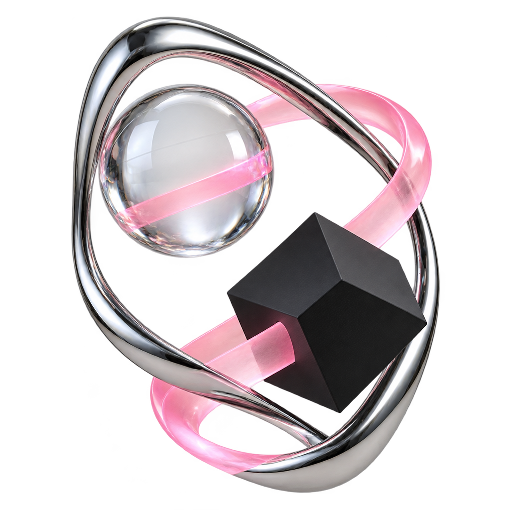 Transparent Creative Transformation Object