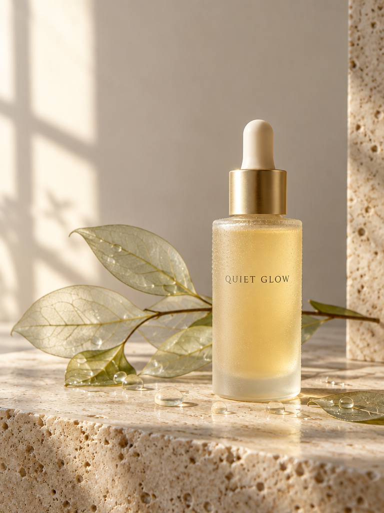 Quiet Glow Serum Campaign