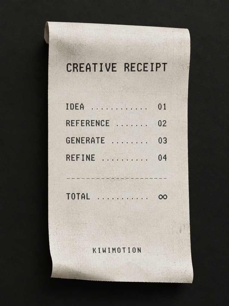 Creative Receipt Poster