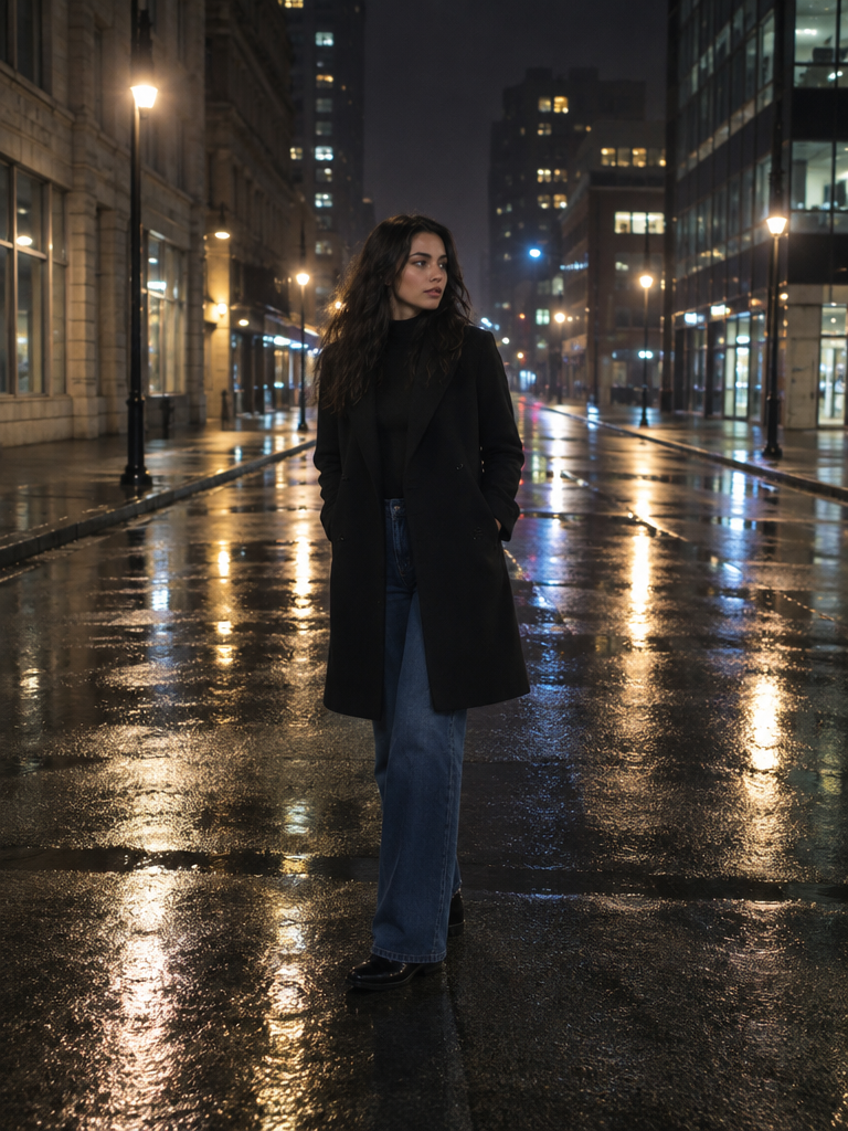Reference for Multi-Reference Rainy Street Composite