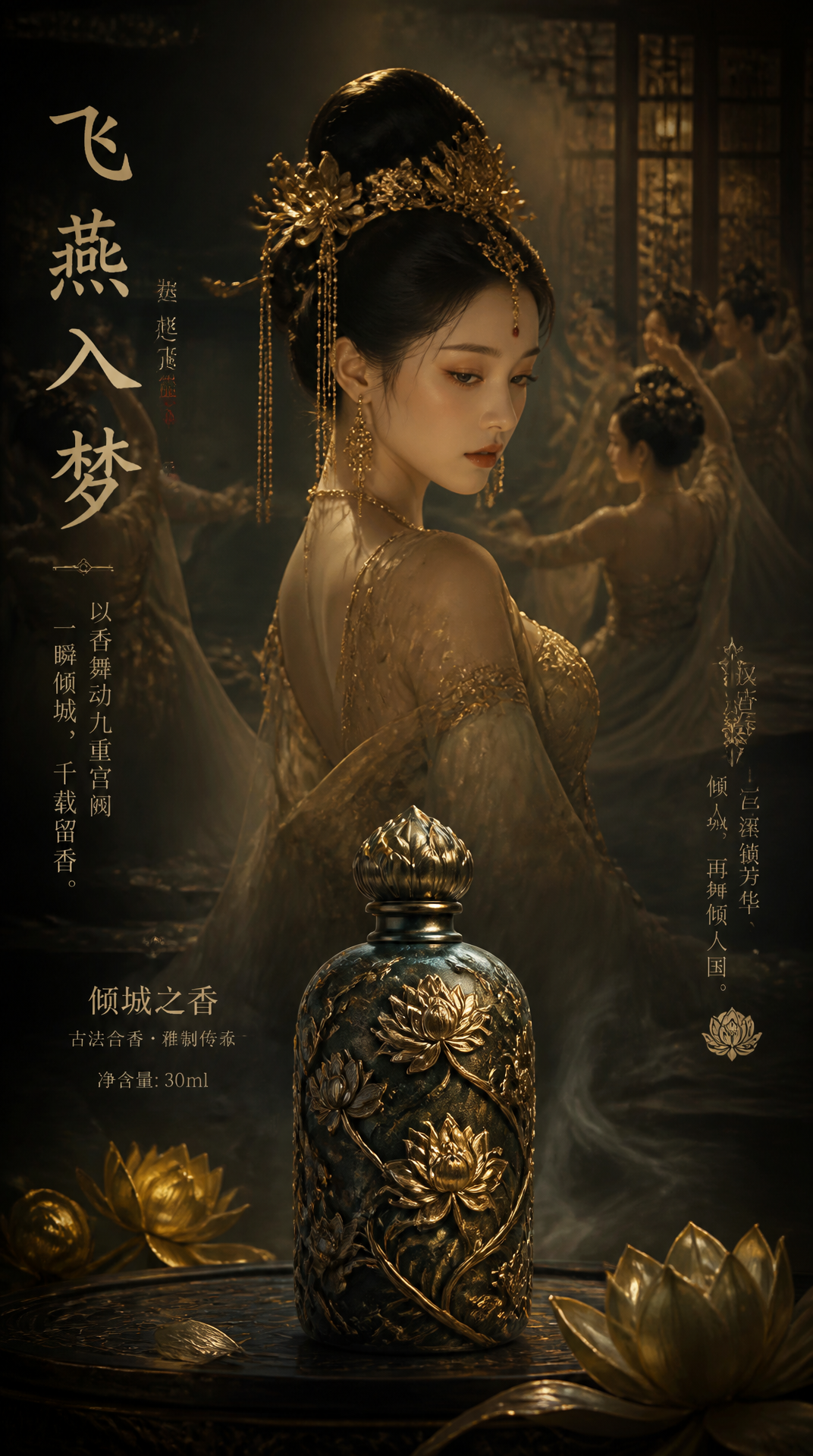 Ancient Palace Perfume Advertisement
