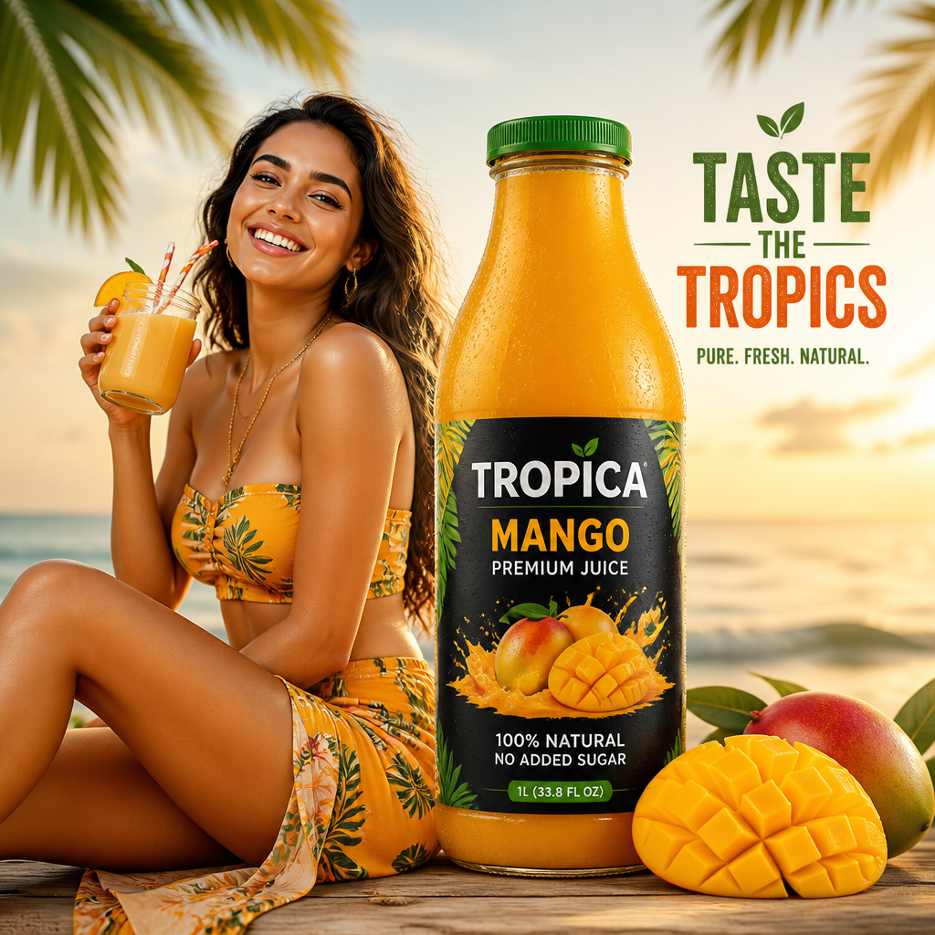 Tropical Product Campaign Poster