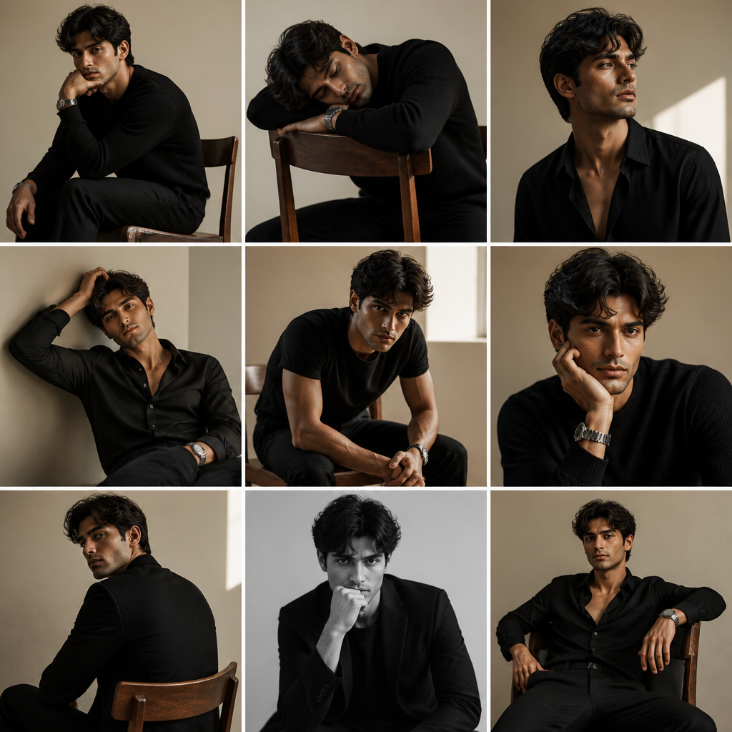 Nine-Frame Menswear Editorial