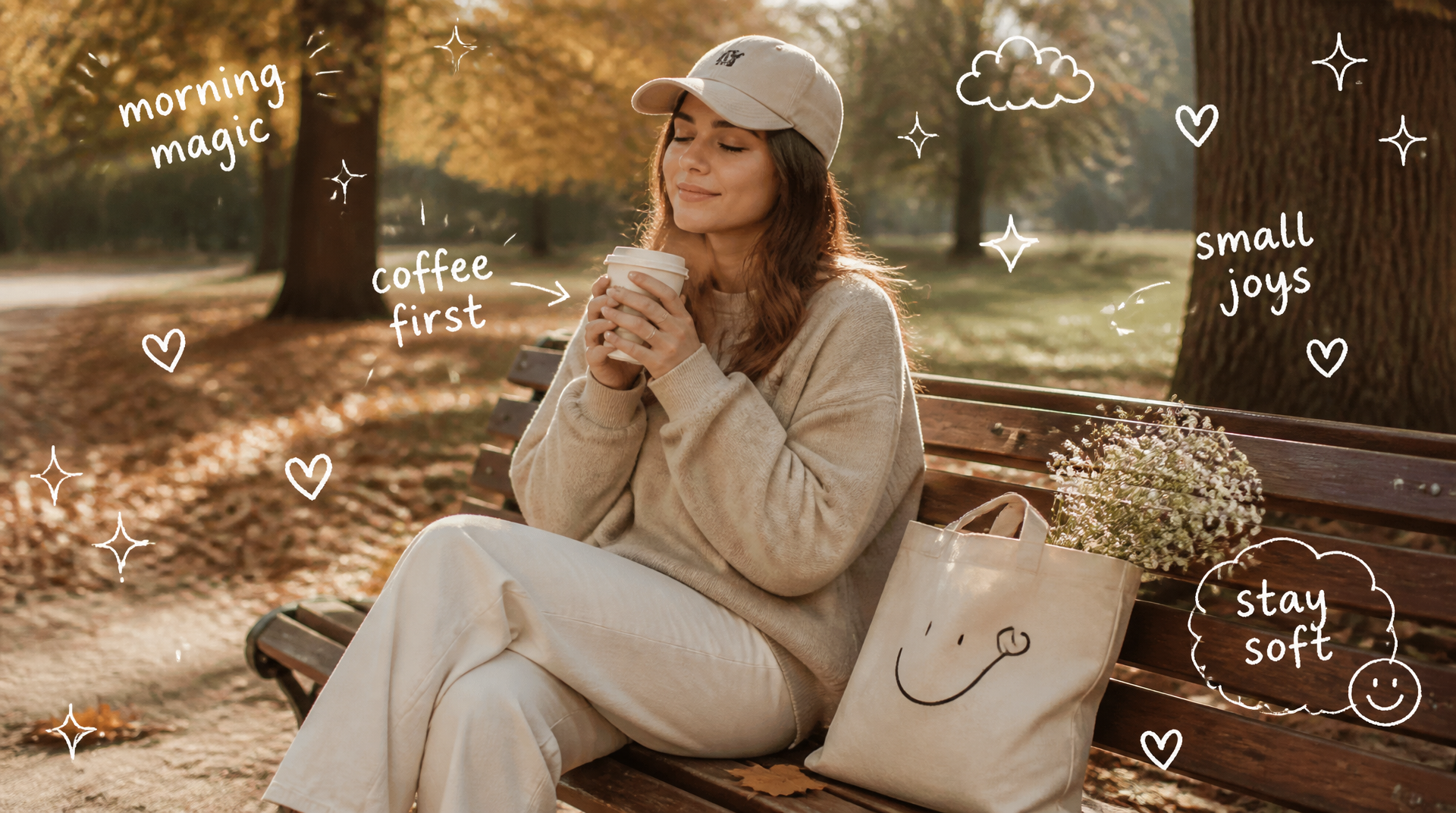 Peaceful Autumn Park Portrait