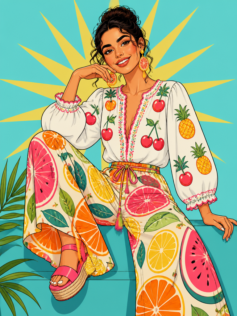 Pop Summer Fashion Illustration