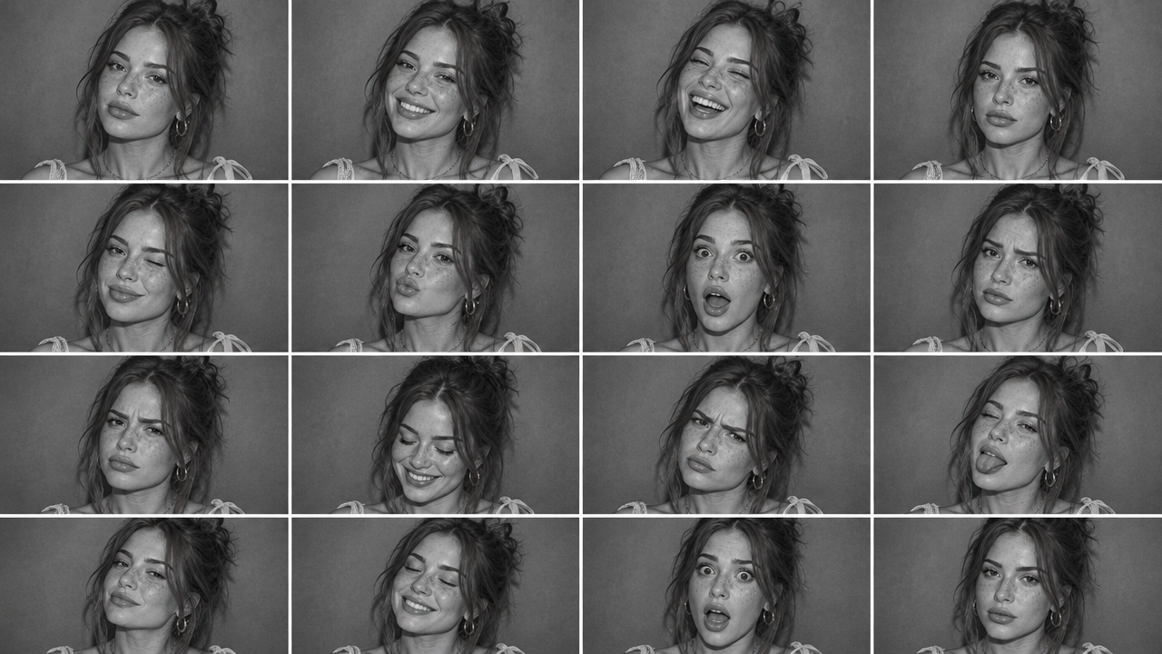 Sixteen-Frame Identity Photobooth