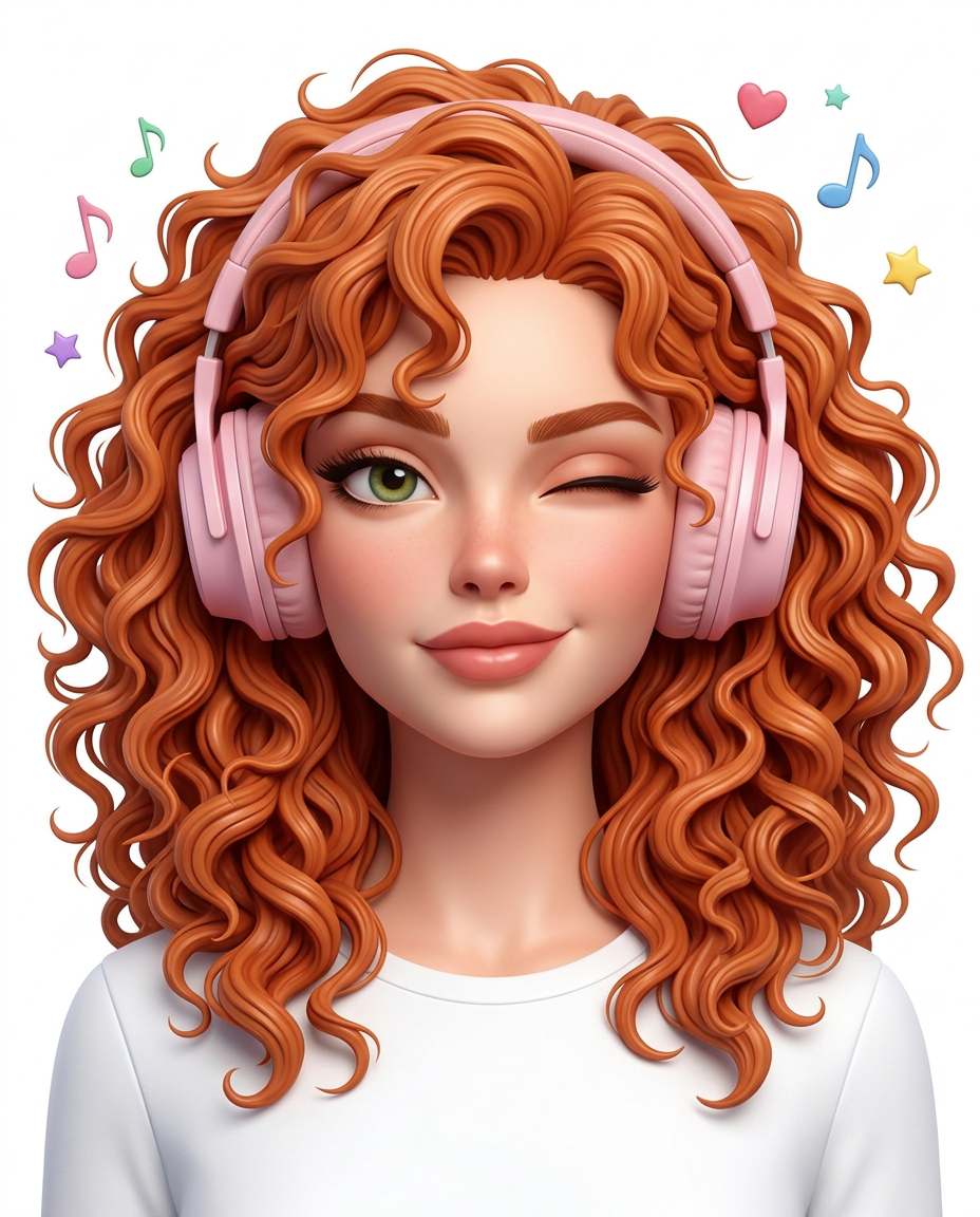 Headphone 3D Avatar Portrait