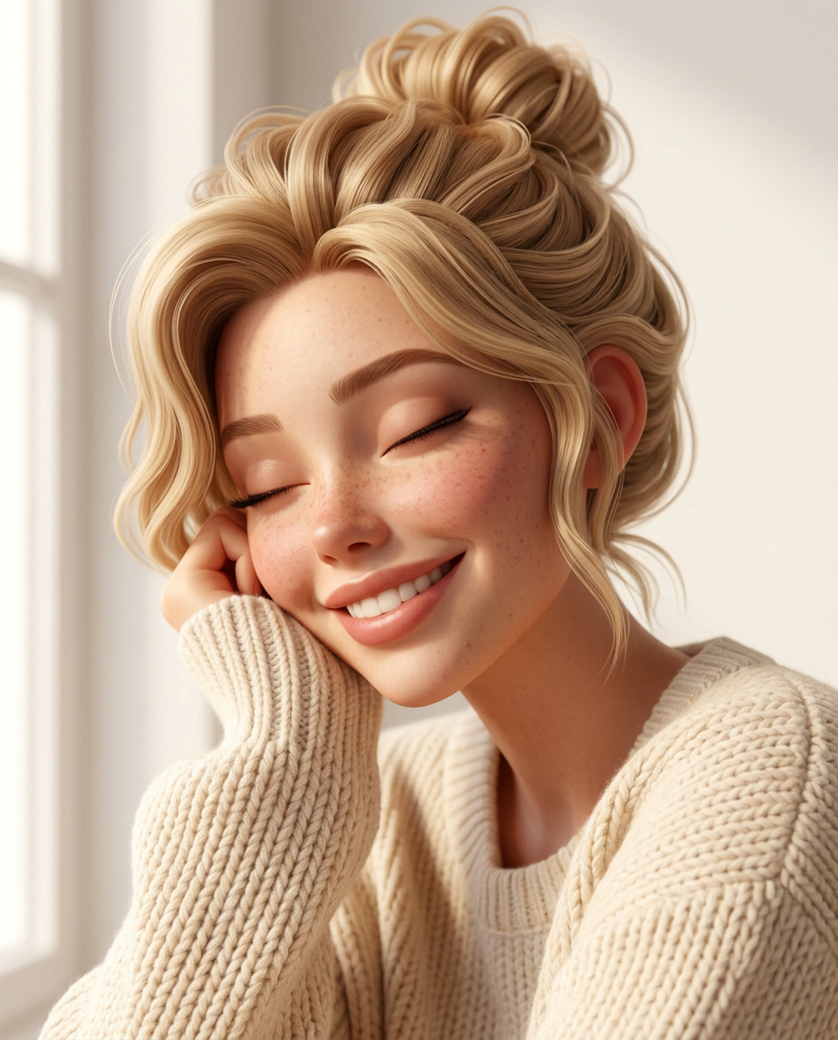Warm 3D Character Avatar
