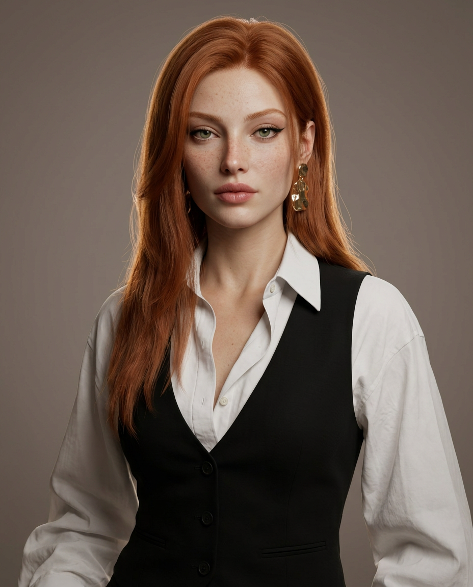 Stylized 3D Beauty Portrait