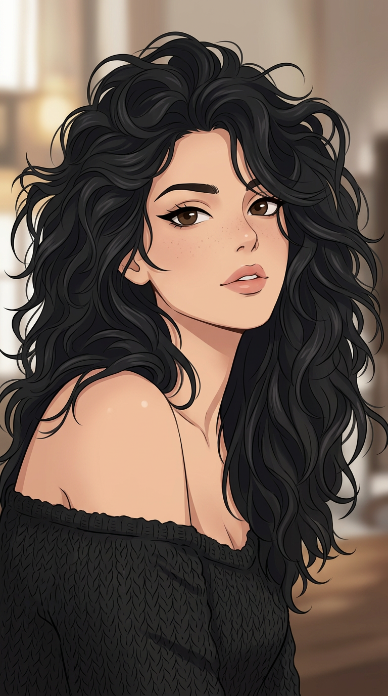 Soft Anime Character Portrait