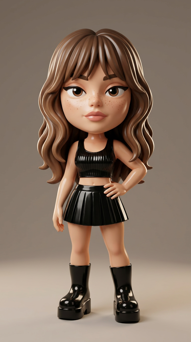 Glossy Designer-Toy Portrait