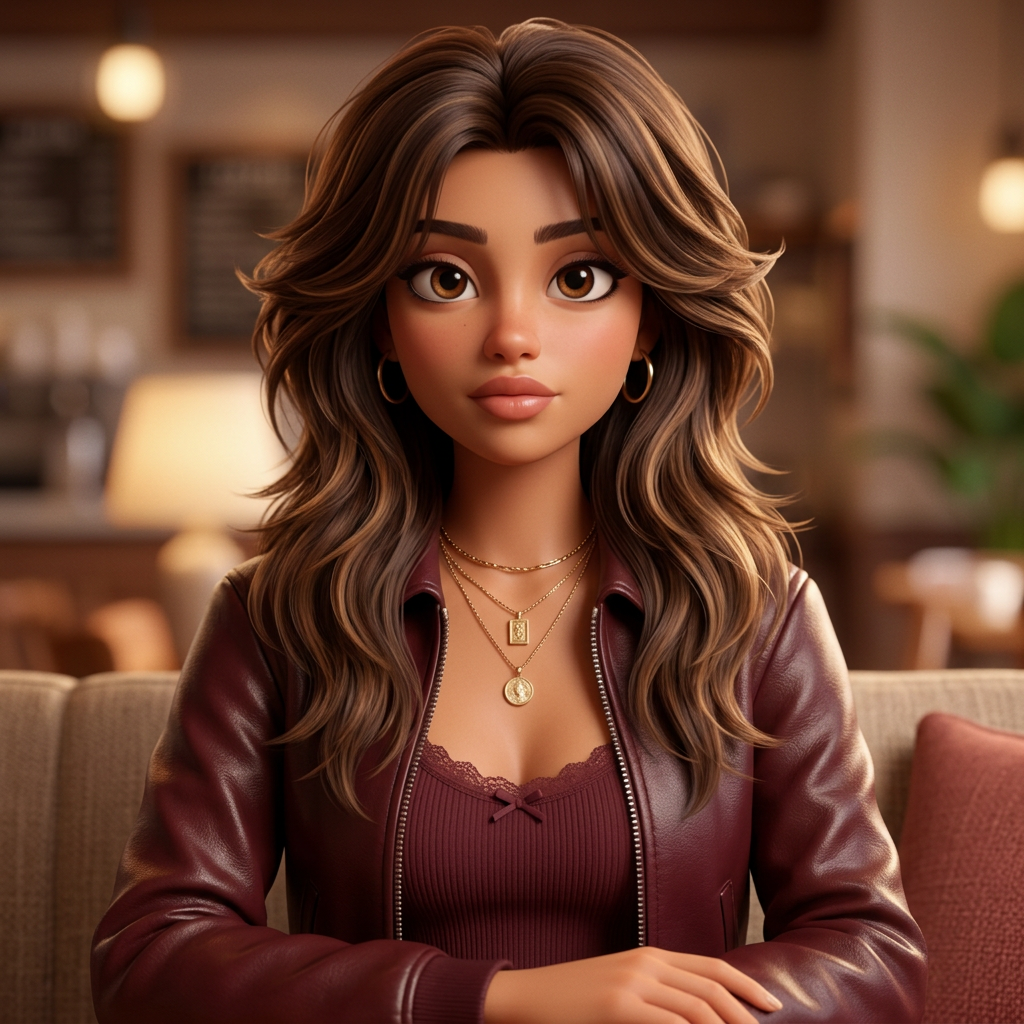 Red-Jacket Animated Character