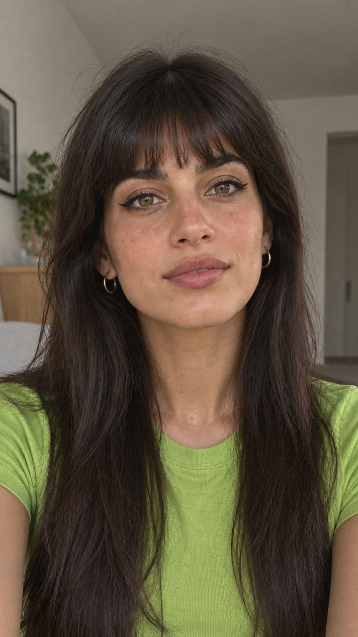 Lime-Top Phone Portrait