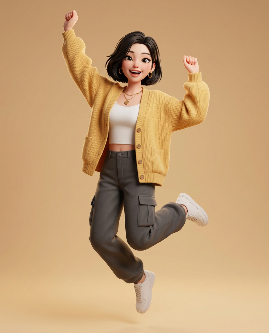 Dynamic 3D Character Pose